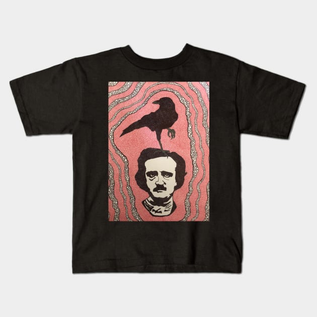 Poe Kids T-Shirt by BettyRoxx